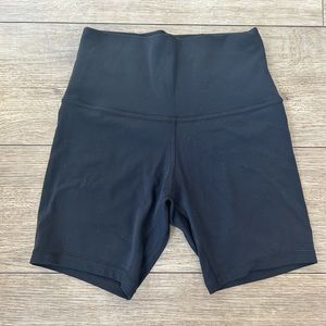 Black lululemon biker shorts